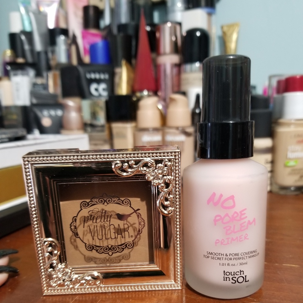 New Touch in SOL primer + Pretty Vulgar Bronzer